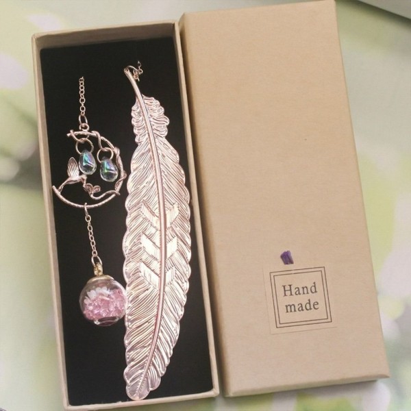 Bokmerker Fjær Bokmerker ROSE GULL-01 ROSE GULL-01 Rose Gold-01