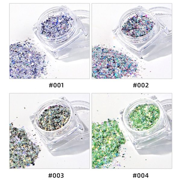 Neglepailletter Nail Glitter Sparkly Negle Flakes