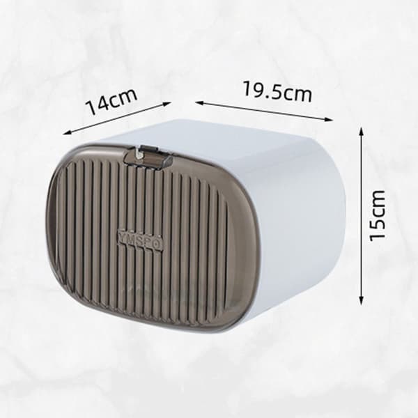 Toiletpapirholder Tissue Box HVID White