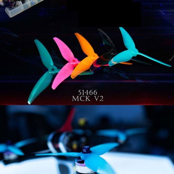 2 paria Tri-Blade Potkuri Props Potkuri HARMAA Grey