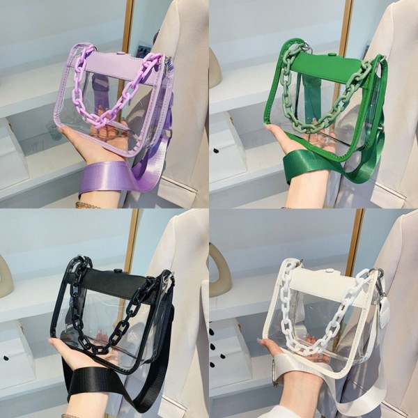 Transparent handväska Tygväska FÄRG 2 FÄRG 2 Color 2