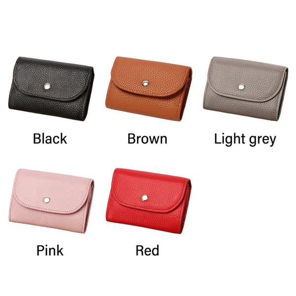 Mini lommebok kredittkortvesker LYS GRÅ light grey