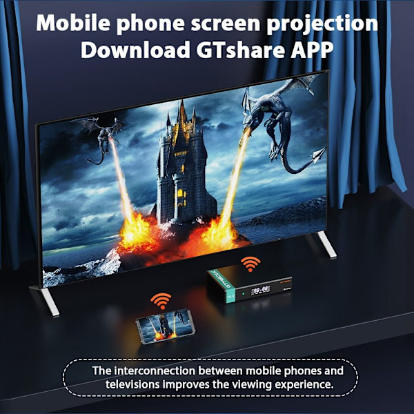 Satellittmottaker DVB-S/S2/S2X EU-PLUGG EU-PLUGG EU Plug