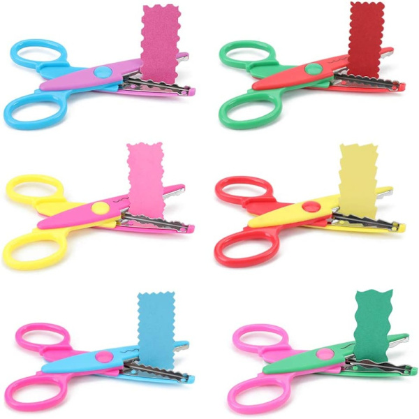 Paper Edge Scissor 6 st hantverkssax