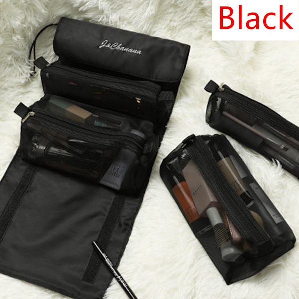 Vikbar mesh Meshficka SVART Black