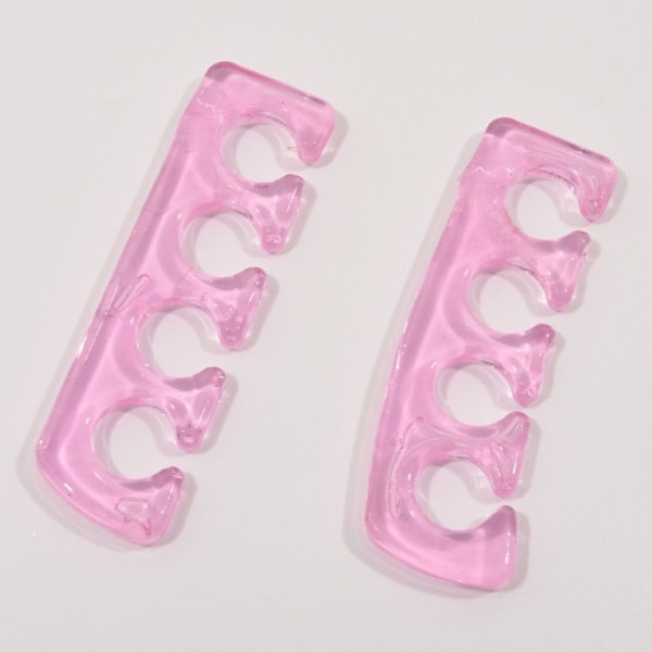 6 kpl (3 paria) Varvaserotin Finger spacecer PINK pink