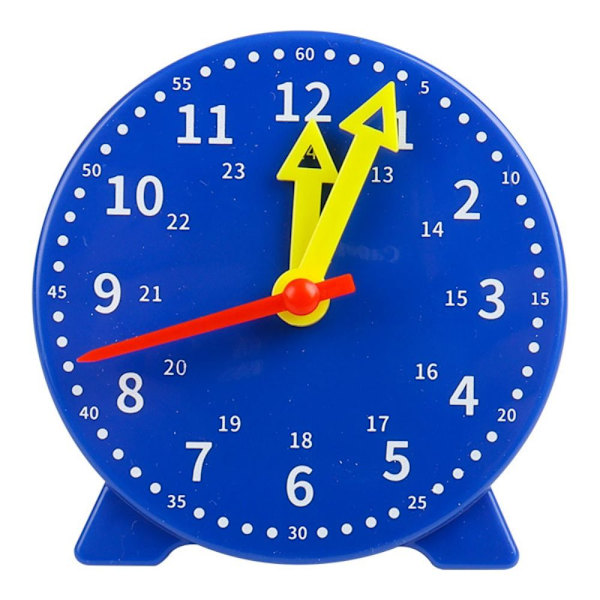 Ur Pædagogisk Legetøj Time Minut Anden Kognition BLÅ blue