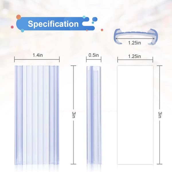 Plastik Labelholdere Labelholder Billetdisplayholder