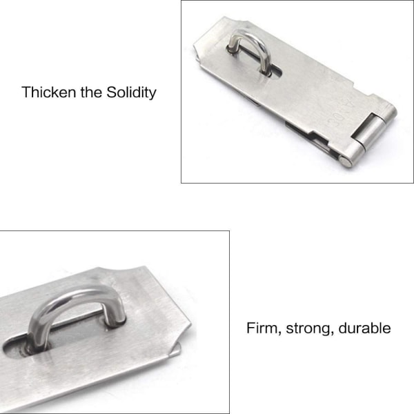 Oven lukot Hasp Salpa 2kpl 2kpl 2pcs