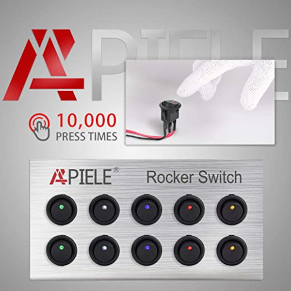 10 stk Ship Type Switch Switches Vippebryter