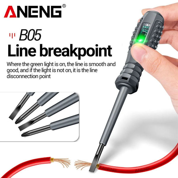 Elektrisk Tester Pen Skruetrækker B05 CROSS B05 CROSS B05 Cross