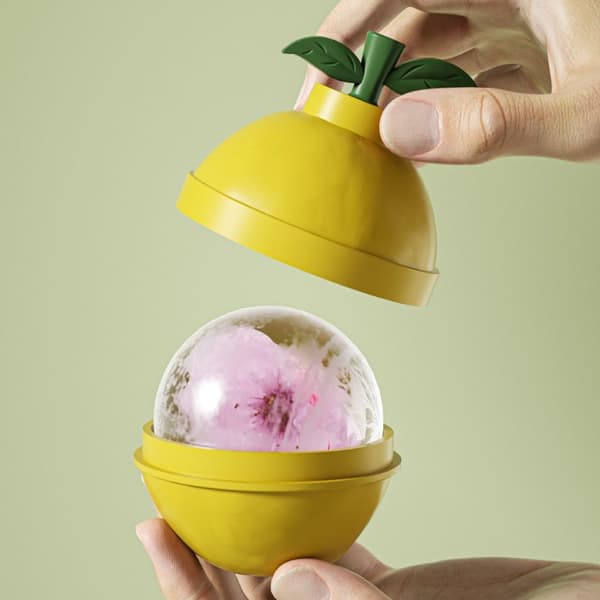Stor iskulemaskin isbitform GUL yellow