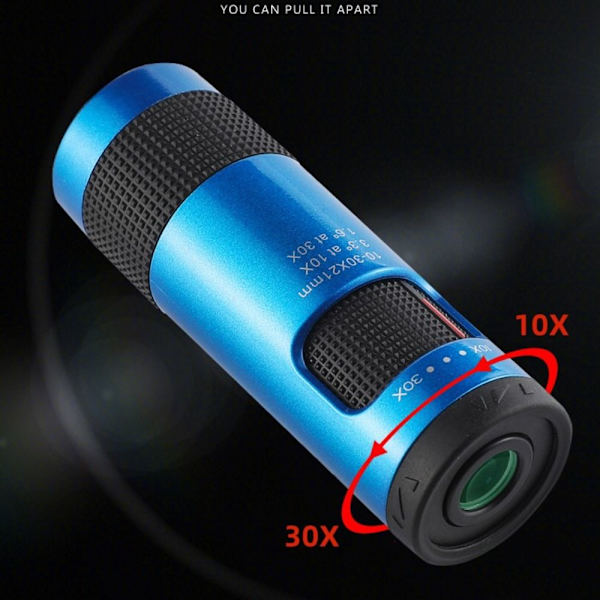Mini Telescope Spotting Scope BLÅ blue