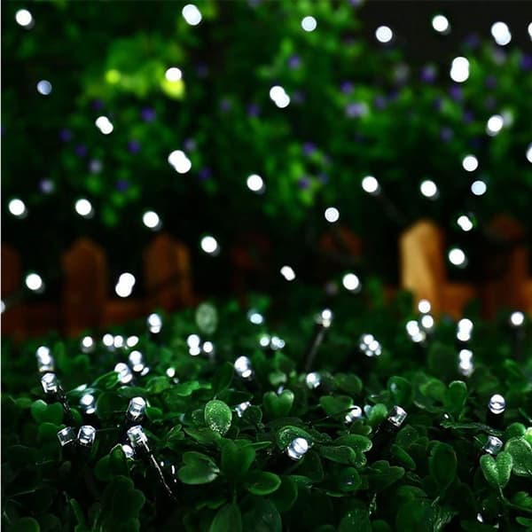 Solar Fairy String Lights LED Lights String COOL WHITE 200 LEDS Cool White 200 Leds-200 Leds