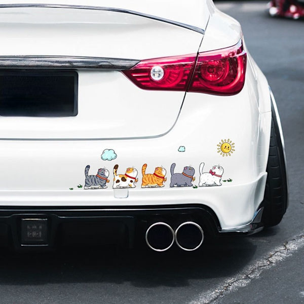 Pet Cat Car Sticker Climbing Cats Car Sticker M M