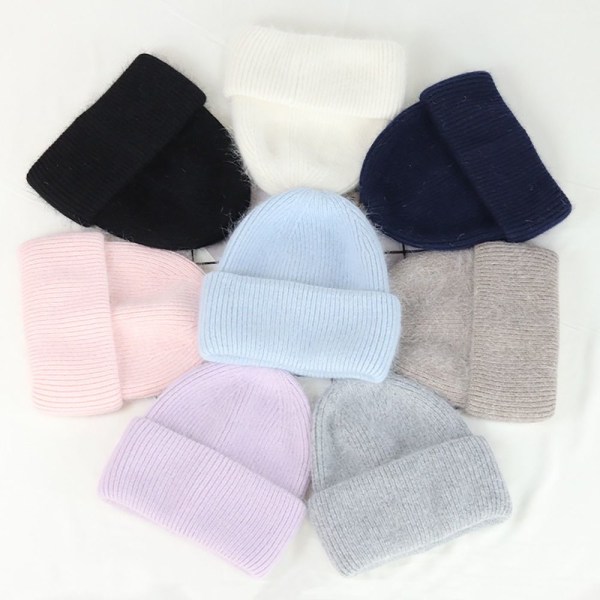 Kvinder Vinterhatte Bløde Beanies Cap MOCHA MOCHA