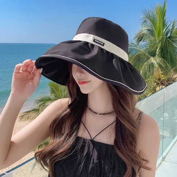 Bucket Hat Panama Cap MUSTA Black