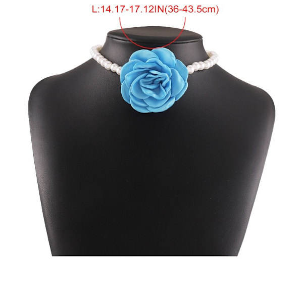 Korut kaulakoru Rose Choker KELTAINEN yellow