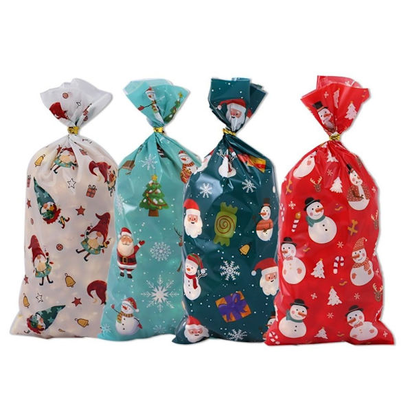 50/100stk julegodteriposer Cookie Kjekspakke 100STK 100pcs