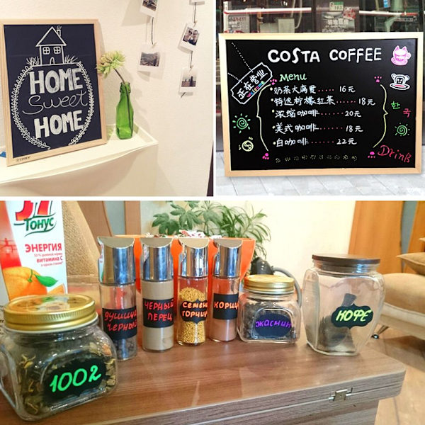 Liquid Chalk Pen Whiteboard Pen GRØNN GRØNN Green