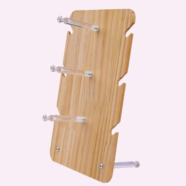 Brillebeslag Hylle Solid Tre Stativ 4-LAGS 4-LAGS 4-layer