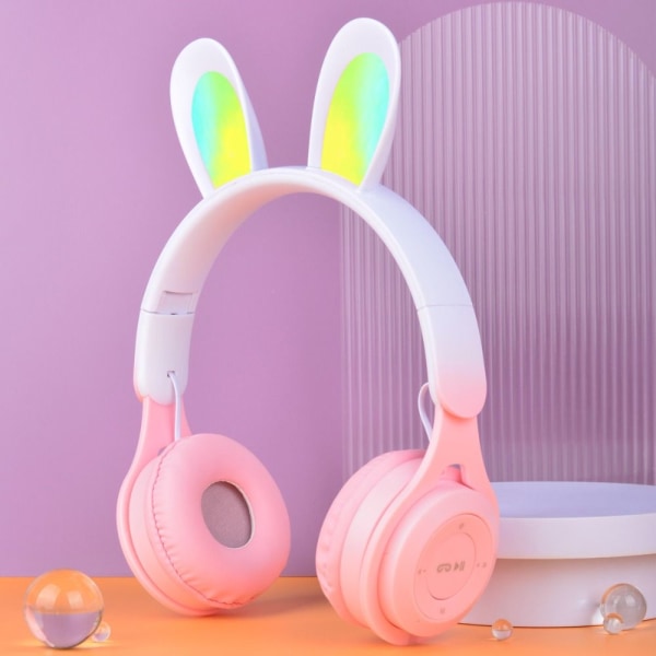 Trådlösa hörlurar Bluetooth hörlurar ROSA pink