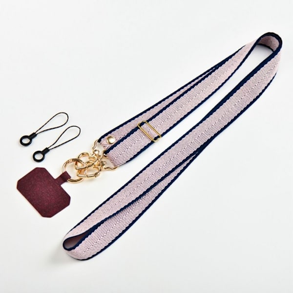 Bow Knot Phone Strap Mobiltelefon Lanyard PINK Pink