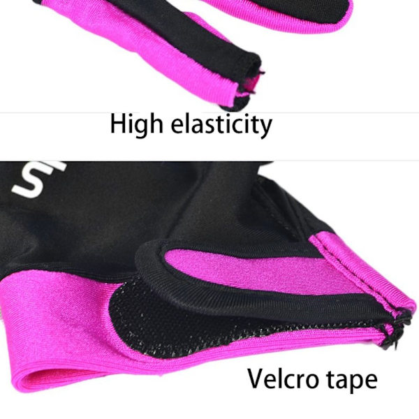 2kpl (1pari) Biljardihanskat Snooker Gloves KELTAINEN L yellow L