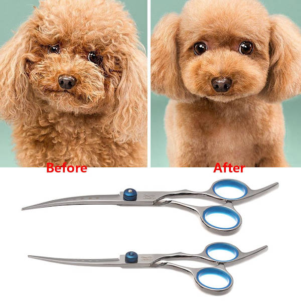 Pet Dog Grooming Gallringssax 6.0inch-Up Curved Scissors