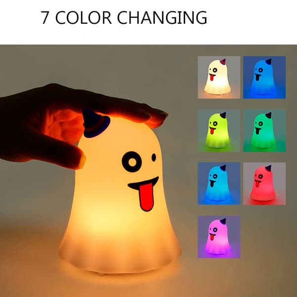Halloween Party Ghost Grimace Night Light Touch Sensor
