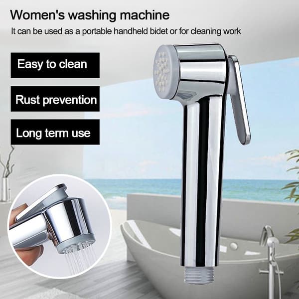 WC Bideesuihke WC Bidee Douche Spray SILVER silver