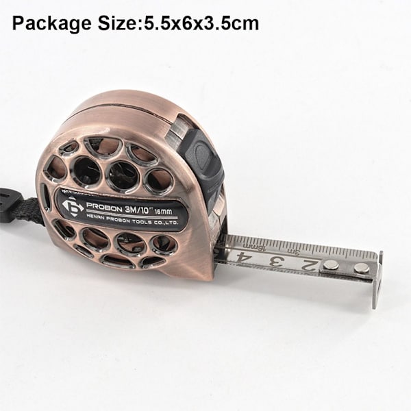 3m/5m/7,5m Mittanauha Metric Teräs Viivain PRONSSI 5M 19MM Bronze 5m 19mm