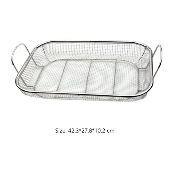 Stekpanna Grill Stekställ Mesh Frityrkorg Matbricka Grillkorg