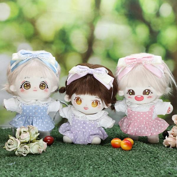 Vår Sommerkjoler Plysj Dukker Klær ROSA KJOLER DRAKT Pink Dresses Suits-Dresses Suits