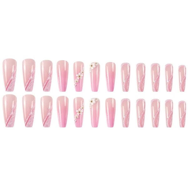 French Fake Nails Ballerina False Nail 2 2 2