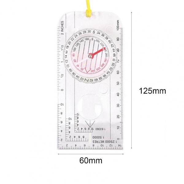 Kompassi Navigointi Suunnistustyökalut Scale Viivain