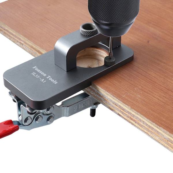 Hulboring Guide Locator Hængsel Boring Jig Hulåbner