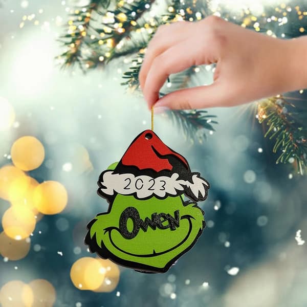 Grinch Navn Julepynt Juletræspendant 1 1