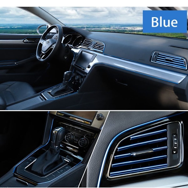 5M Decoration joustavat nauhat koristelistat SININEN blue
