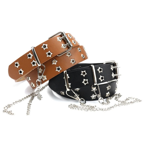 Punk taljebælte Goth linning MULTI STYLE1 STYLE1 Multi Style1-Style1