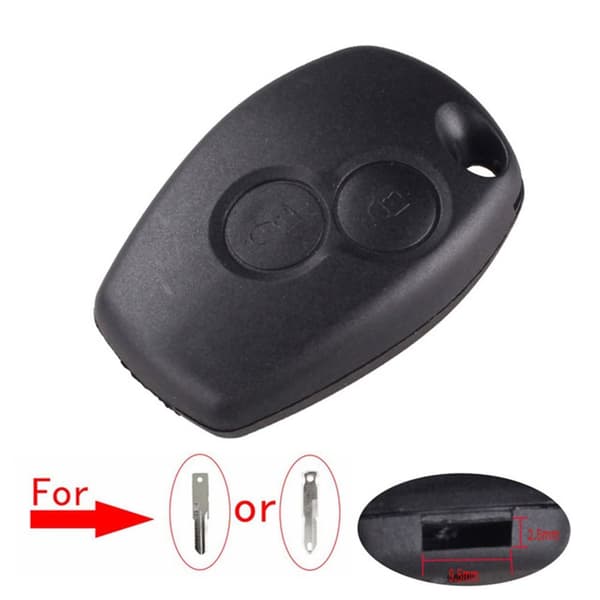 Fjernnøglekasse Bilnøgleskal 2 KNAPPER 2 KNAPPER 2 buttons