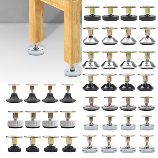 4 kpl Huonekalujen tukijalka tuolin jalkajalat STYLE 1 STYLE 1 Style 1