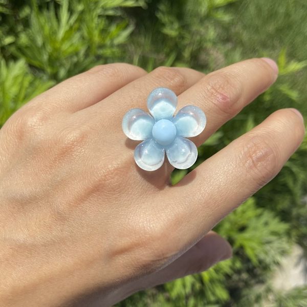 20 Stk Resin Finger Ringe Finger Ringe ROSE RED Rose Red