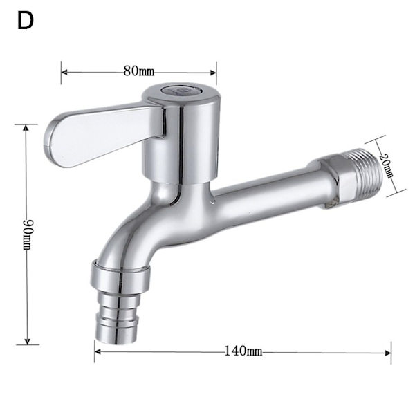 Hurtig åben vandhane Mop Cold Tap D D D
