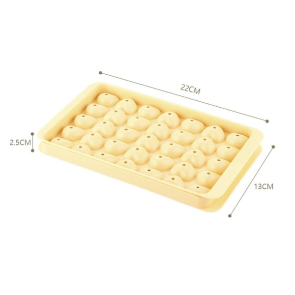 Ice Cube Tray Suklaamootti MOLD Yellow