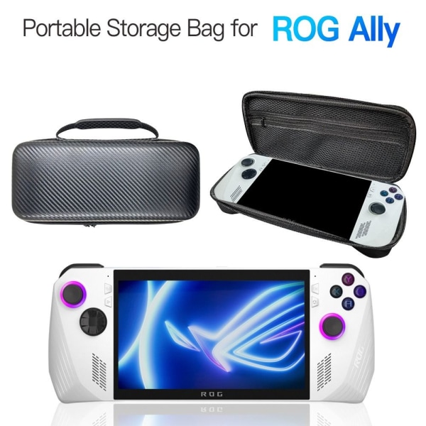 Asus ROG Ally Hard Carrying Case Säilytyslaukku HIILIKUITUPINTA