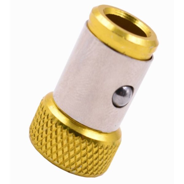 5 stk Skrutrekker Magnetisk Ring Skrutrekker Bit GUL yellow