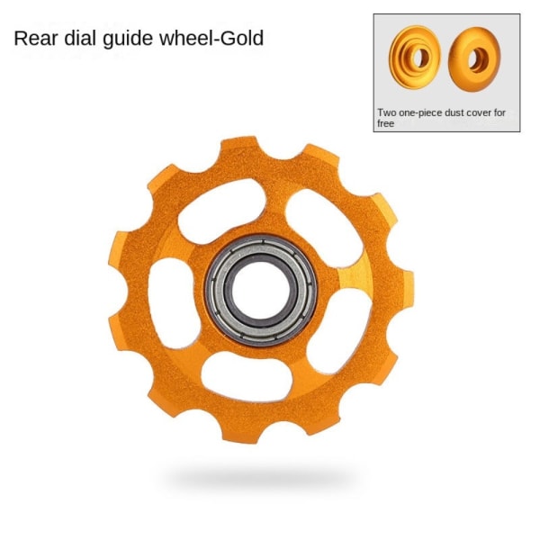 3st Cykel Jockey Roller MTB Jockey Wheel SVART Black