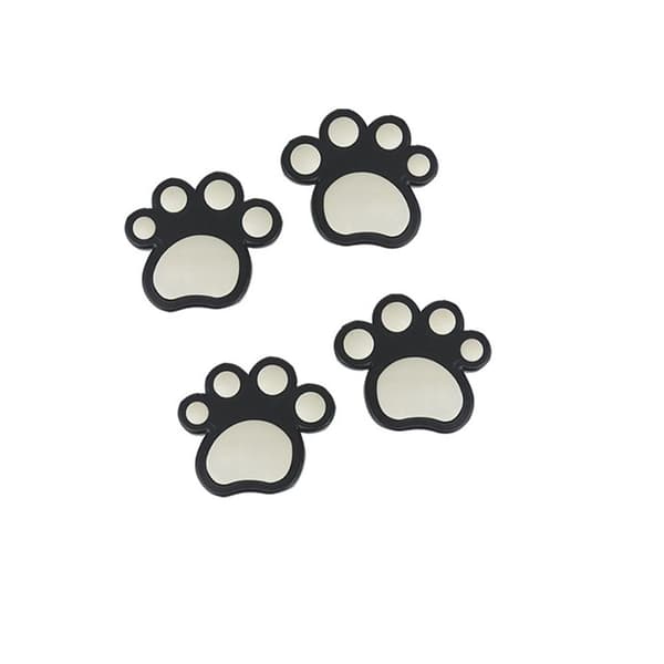 4 Stk Bear Paw Scratch Stickers Bildørs Stickers SORT Black