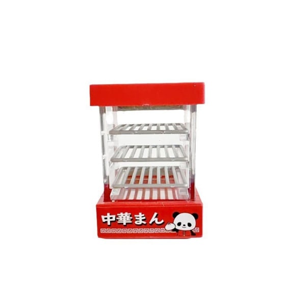Dockskåp Mikrougn Miniatyrmatångare RÖTT SKÅPSKÅP red cabinet-cabinet